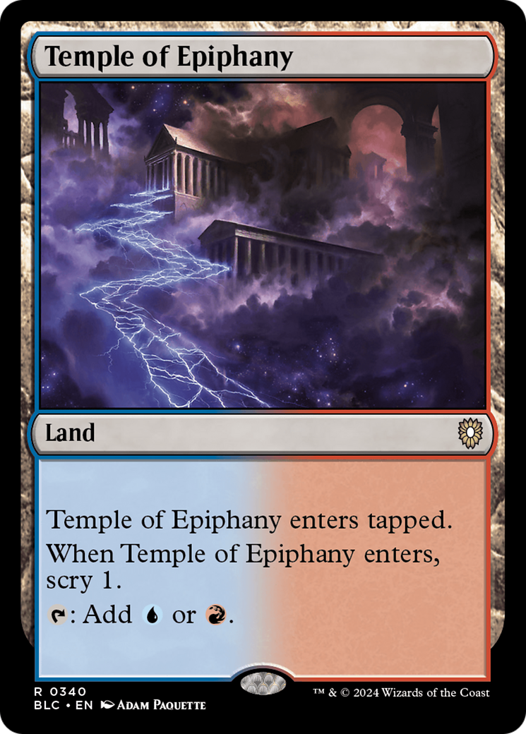 Image of Temple of Epiphany [Bloomburrow Commander]
