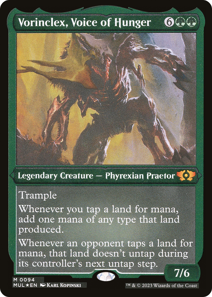 Image of Vorinclex, Voice of Hunger (Foil Etched) [Multiverse Legends]