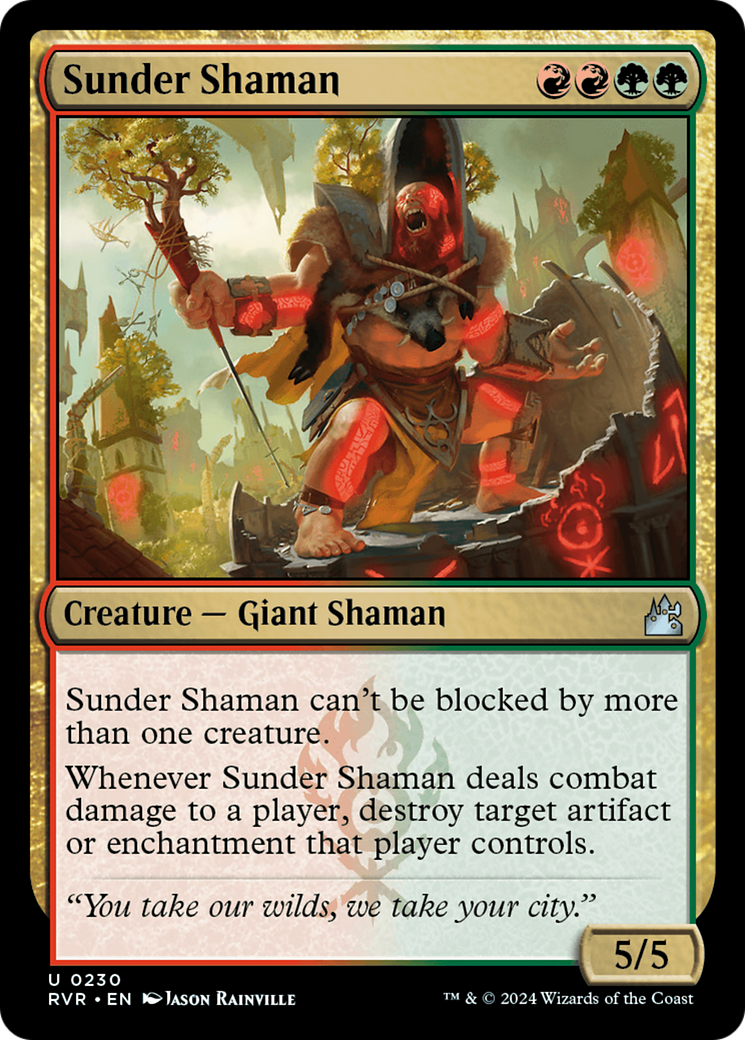 Image of Sunder Shaman [Ravnica Remastered]