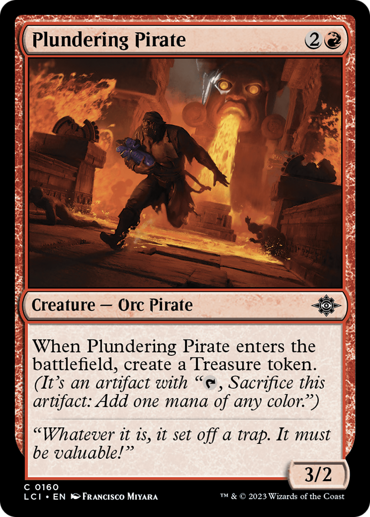 Image of Plundering Pirate [The Lost Caverns of Ixalan]