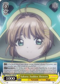 Image of Sakura: Sudden Showers (CCS/WX01-005S SR) [Cardcaptor Sakura: Clear Card]