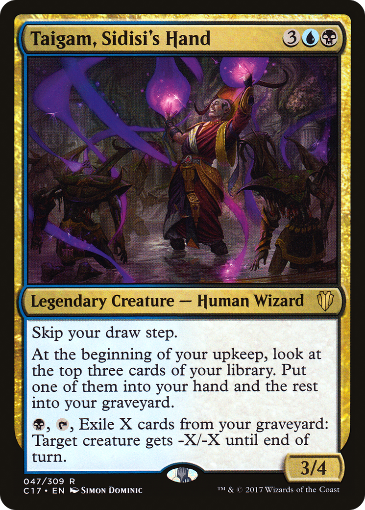 Image of Taigam, Sidisi's Hand [Commander 2017]