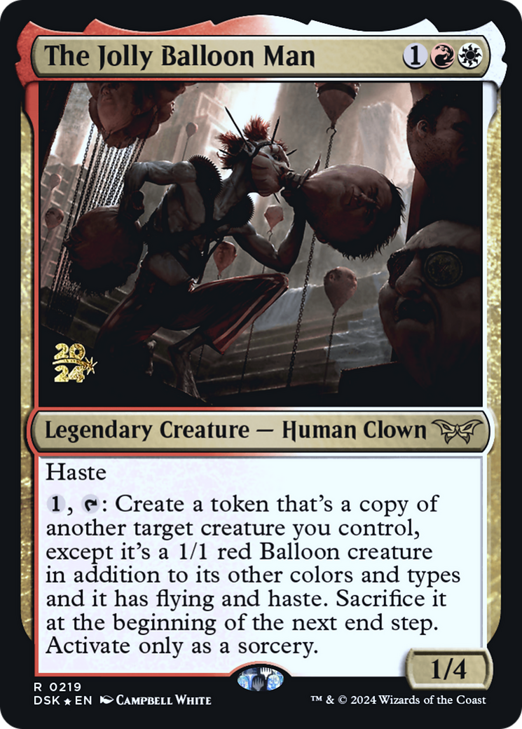 Image of The Jolly Balloon Man [Duskmourn: House of Horror Prerelease Promos]