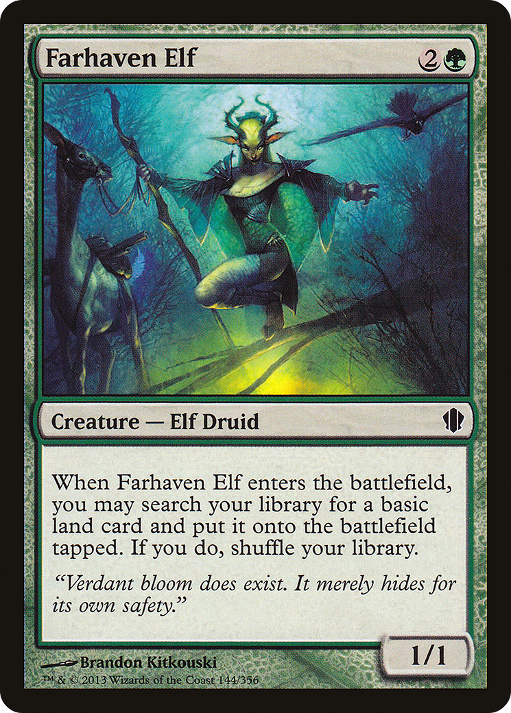 Image of Farhaven Elf [Commander 2013]