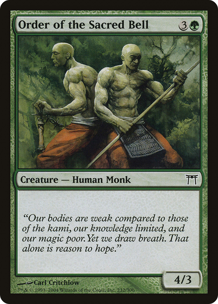 Image of Order of the Sacred Bell [Champions of Kamigawa]