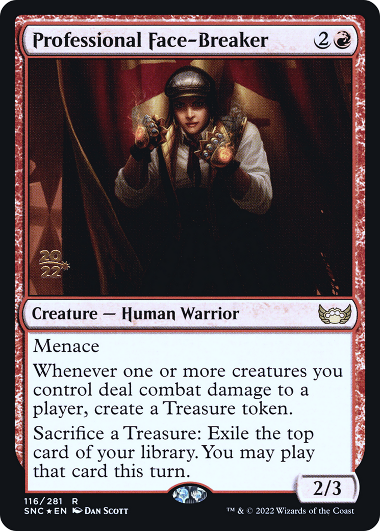 Image of Professional Face-Breaker [Streets of New Capenna Prerelease Promos]