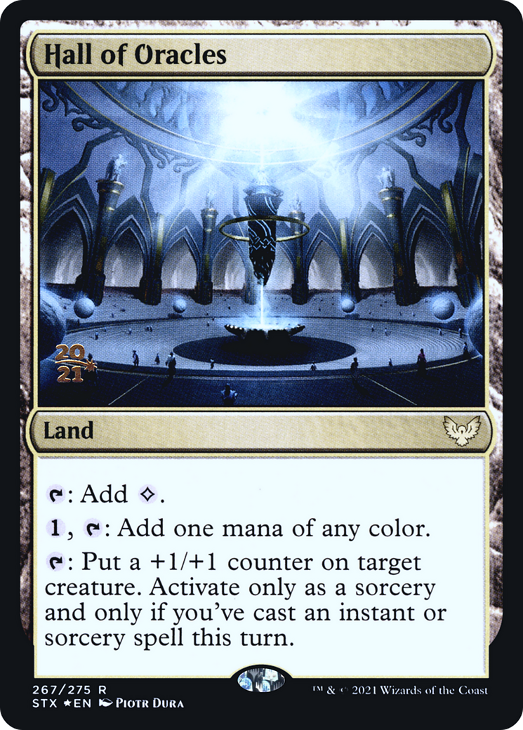 Image of Hall of Oracles [Strixhaven: School of Mages Prerelease Promos]