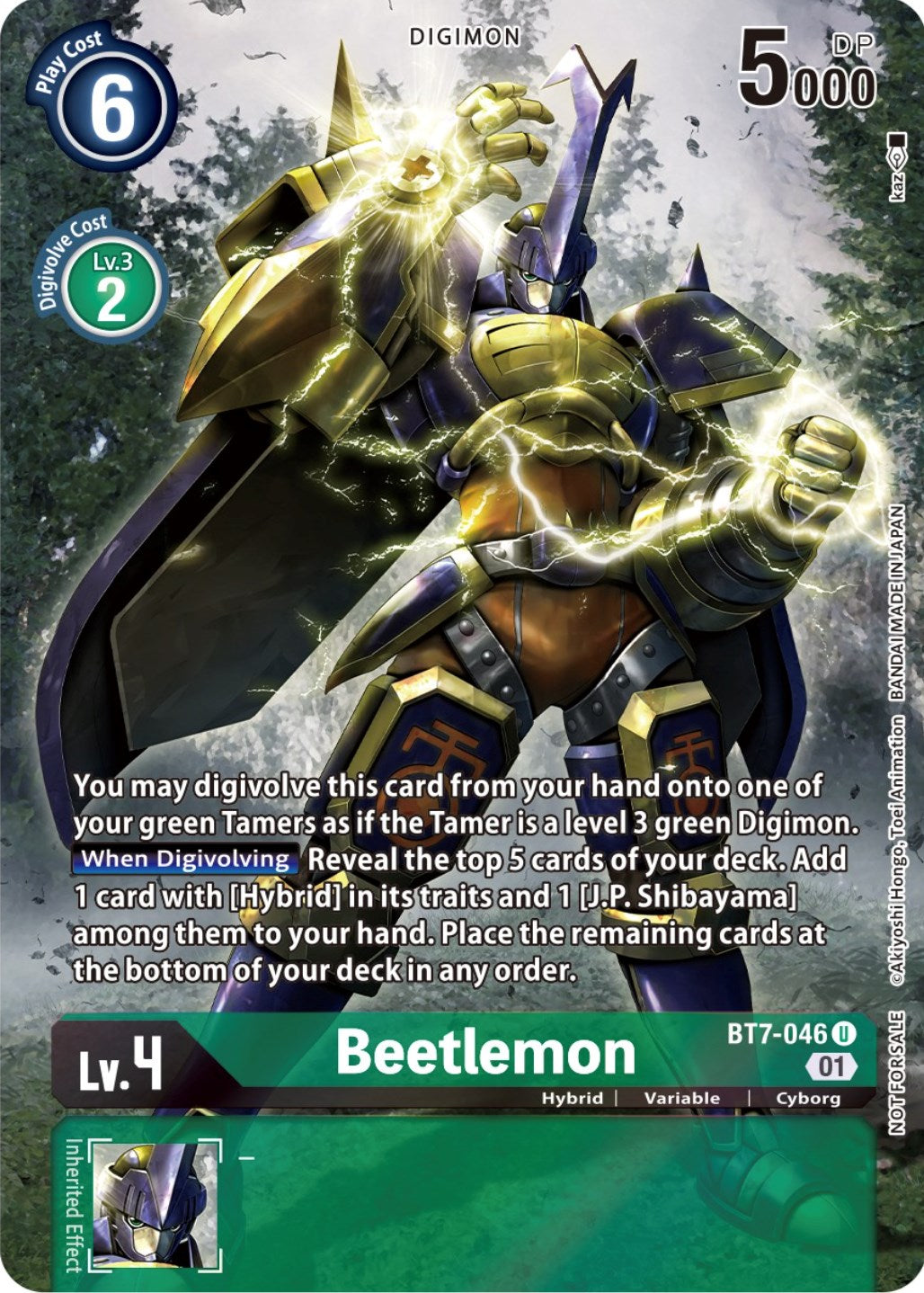 Image of Beetlemon [BT7-046] (2nd Anniversary Frontier Card) [Next Adventure Promos]