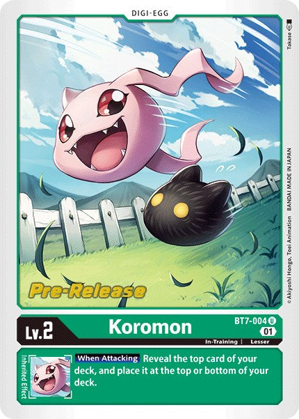 Image of Koromon [BT7-004] [Next Adventure Pre-Release Cards]