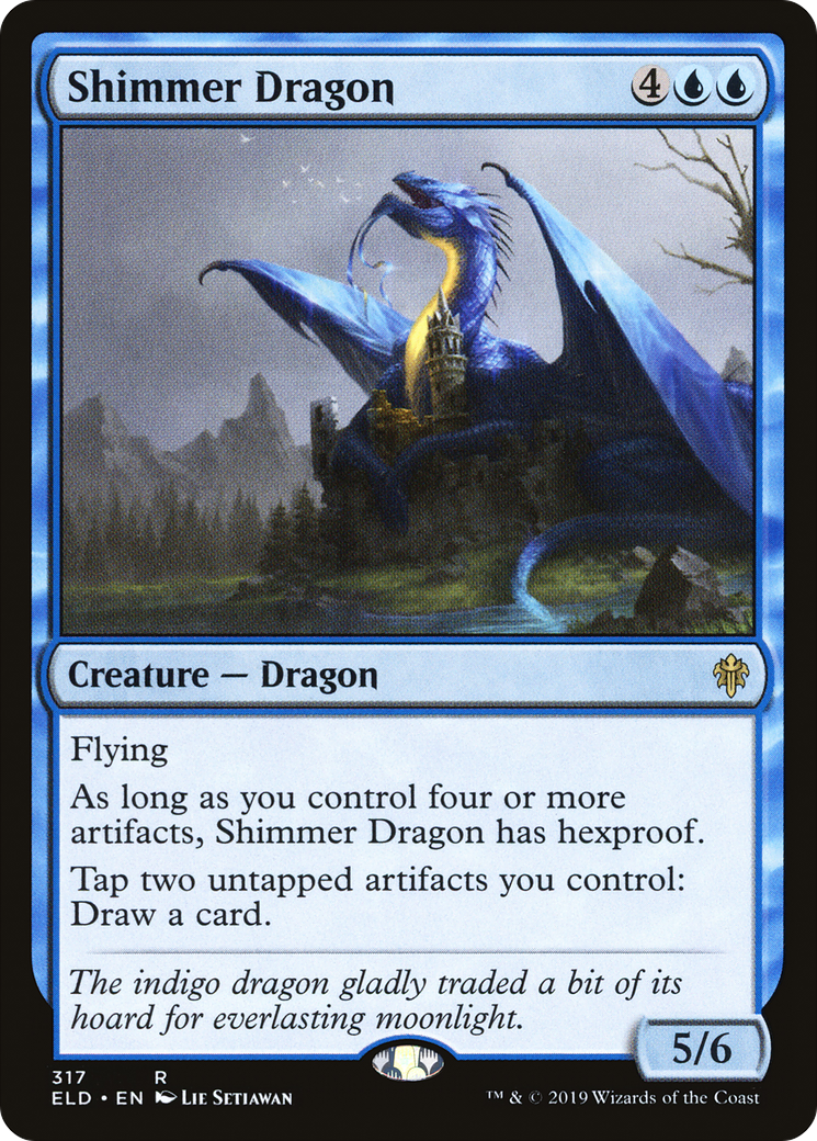 Image of Shimmer Dragon [Throne of Eldraine]