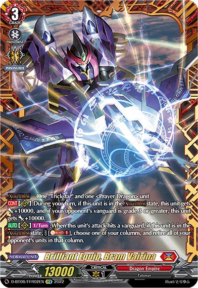 Image of Brilliant Equip, Bram Vairina (D-BT06/FFR02EN) [Blazing Dragon Reborn]