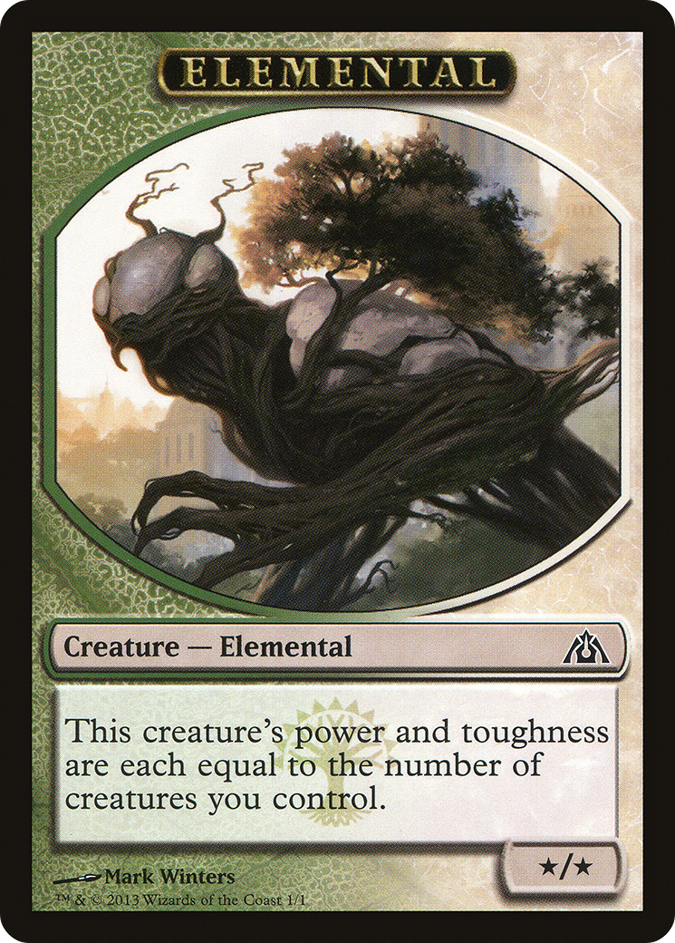 Image of Elemental Token [Dragon's Maze Tokens]