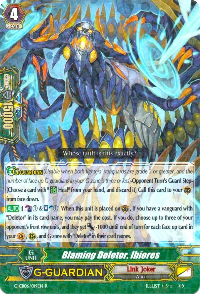 Image of Blaming Deletor, Ibiores (G-CB06/019EN) [Rondeau of Chaos and Salvation]