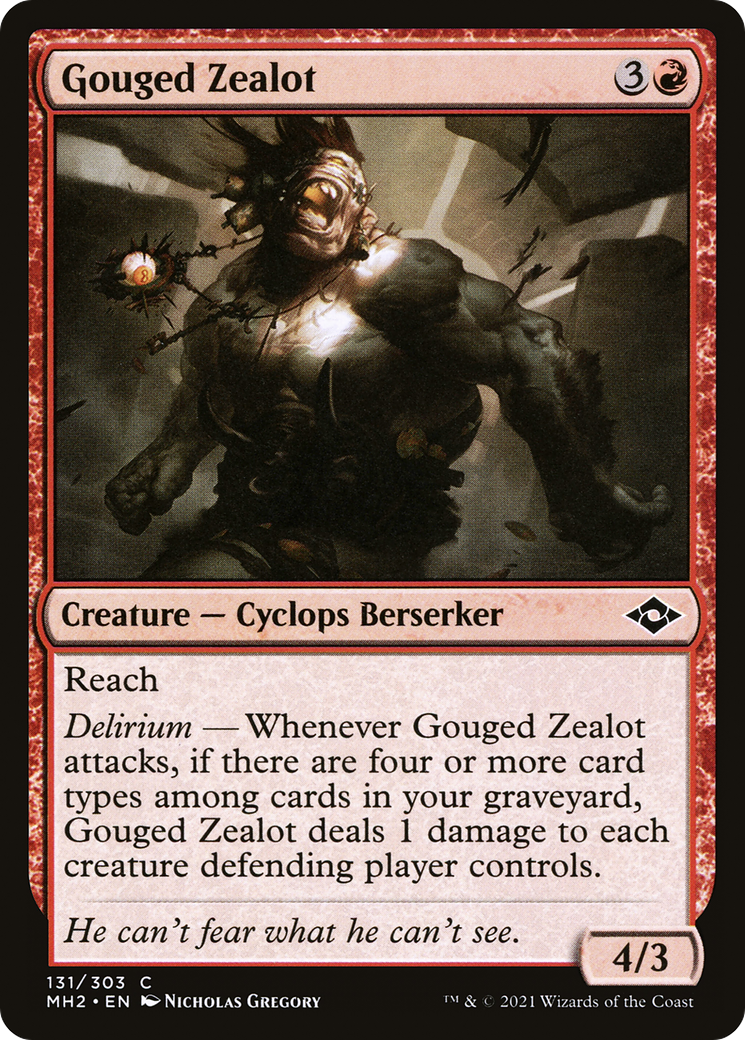 Image of Gouged Zealot [Modern Horizons 2]