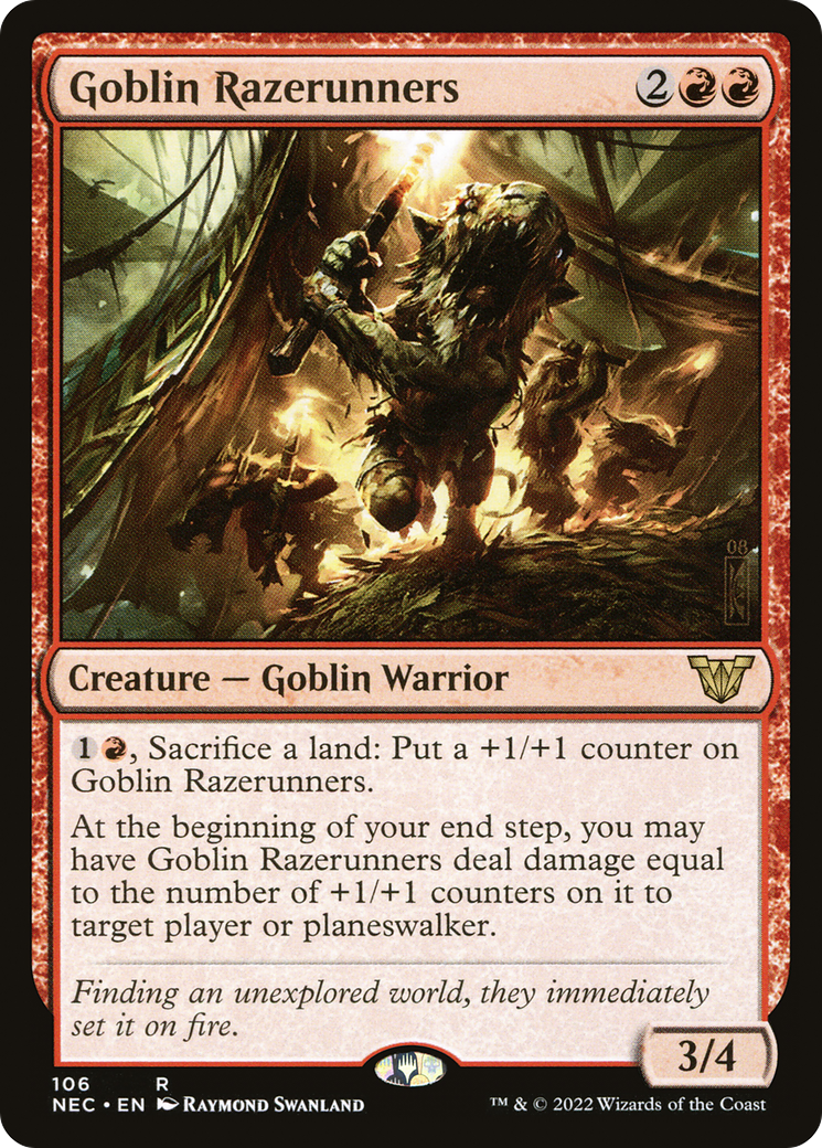 Image of Goblin Razerunners [Kamigawa: Neon Dynasty Commander]
