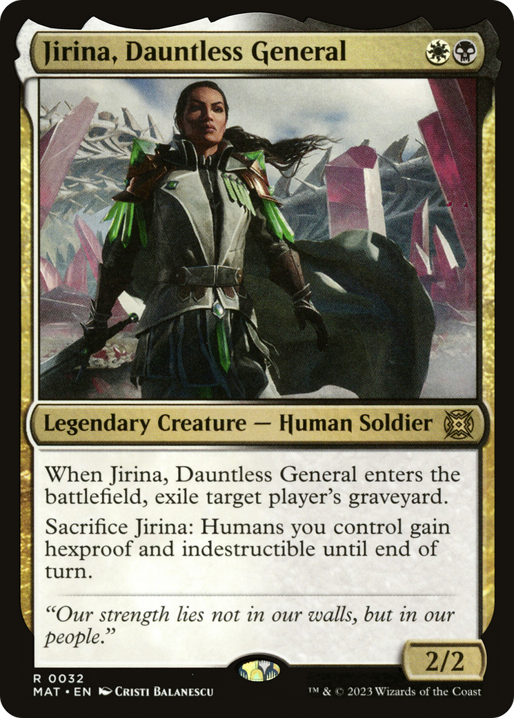 Image of Jirina, Dauntless General [March of the Machine: The Aftermath]
