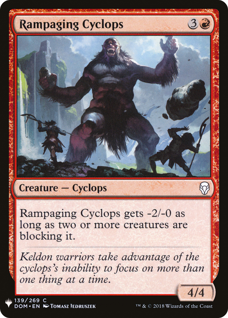 Image of Rampaging Cyclops [Mystery Booster]