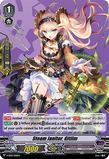 Image of Steam Janitor, Gitlim (V-SD03/008EN) [2020 Demo Deck 