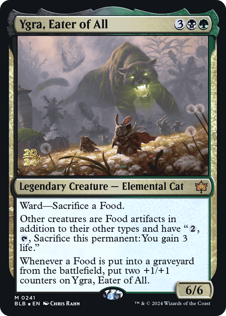 Image of Ygra, Eater of All [Bloomburrow Prerelease Promos]