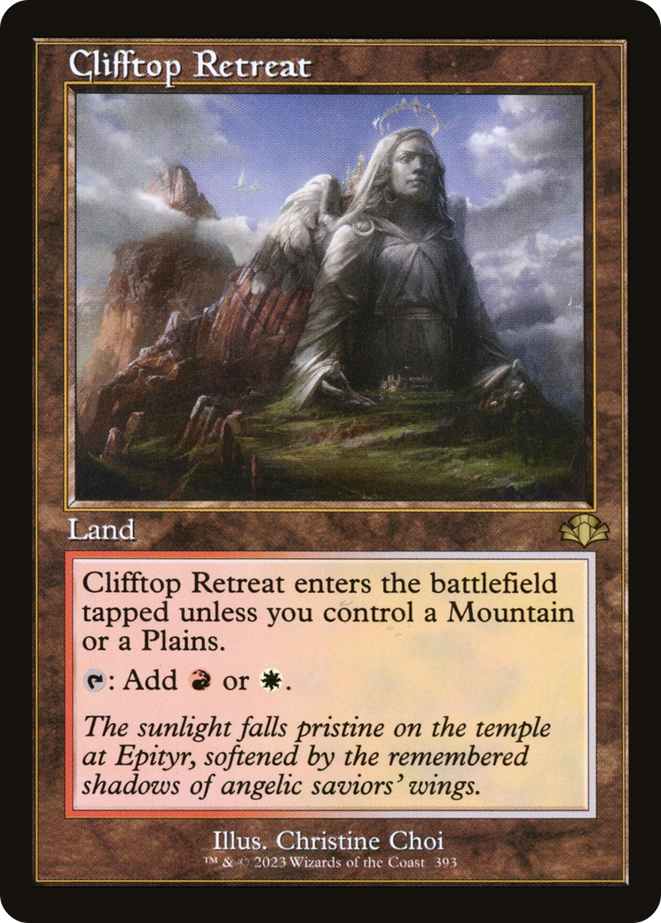 Image of Clifftop Retreat (Retro) [Dominaria Remastered]