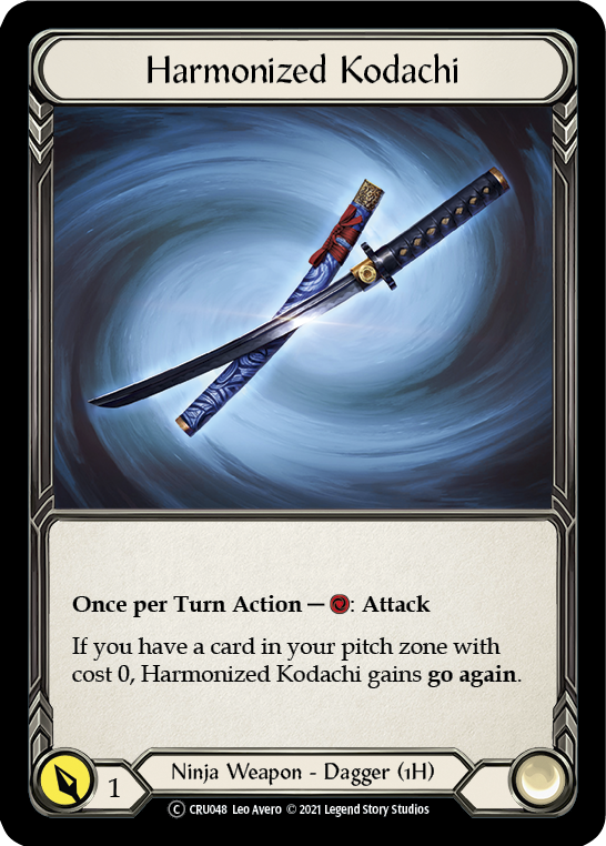 Harmonized Kodachi [U-CRU048] (Crucible of War Unlimited)  Unlimited Normal