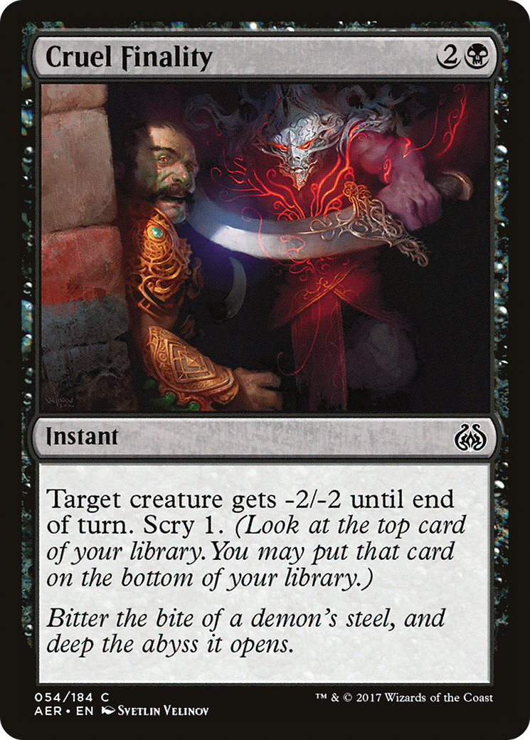 Image of Cruel Finality [Aether Revolt]