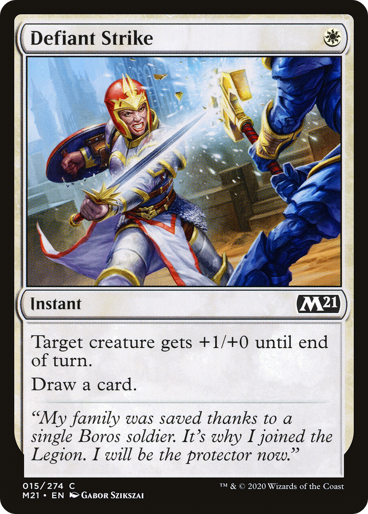 Image of Defiant Strike [Core Set 2021]