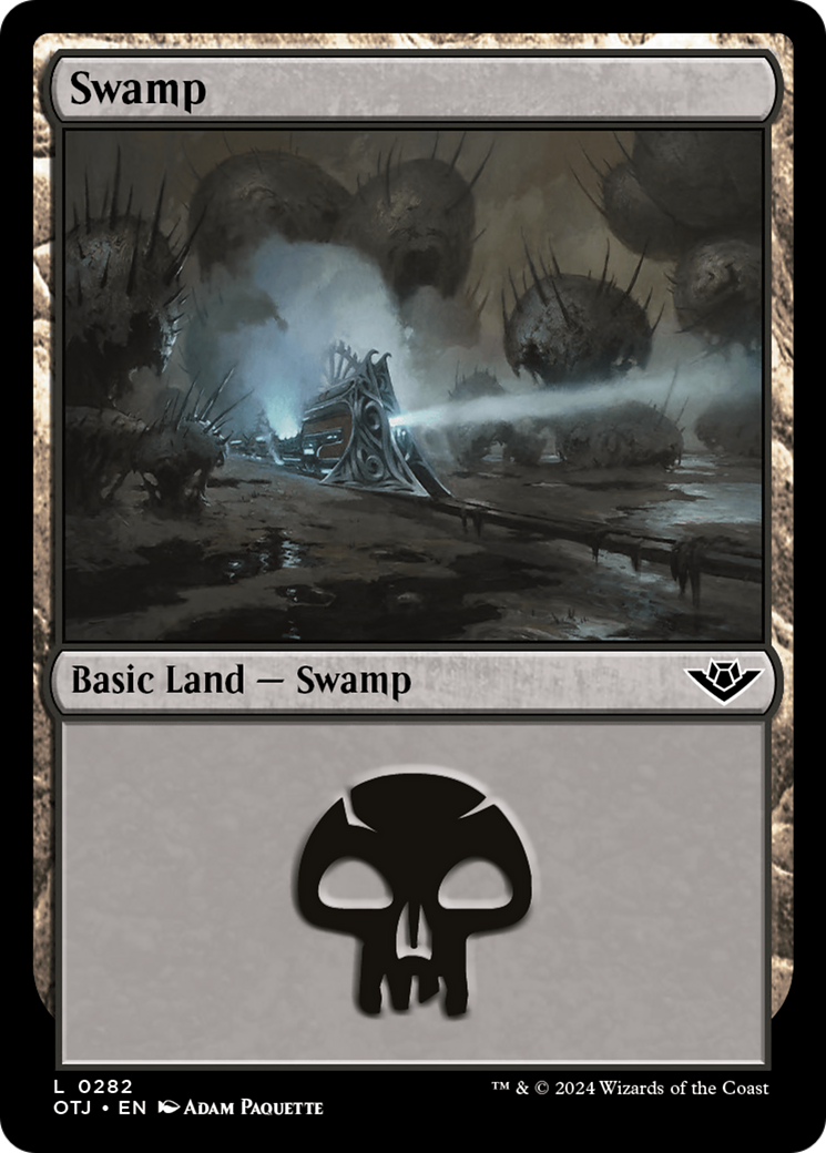 Image of Swamp (0282) [Outlaws of Thunder Junction]