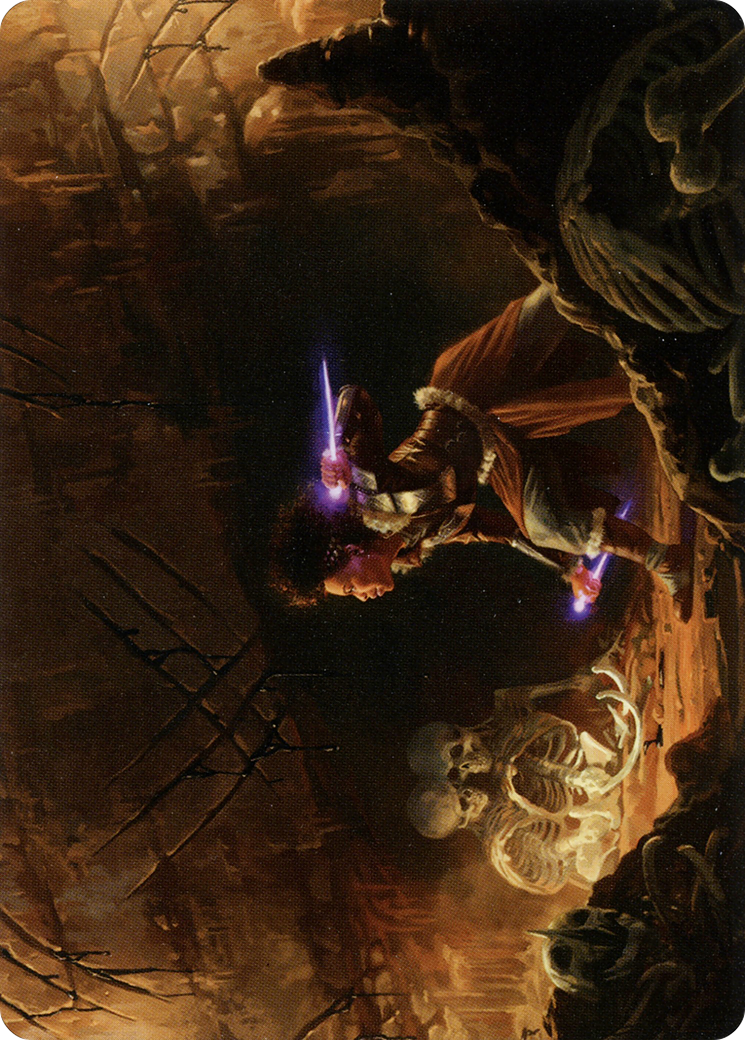 Image of Dogged Pursuit Art Card [Kaldheim Art Series]