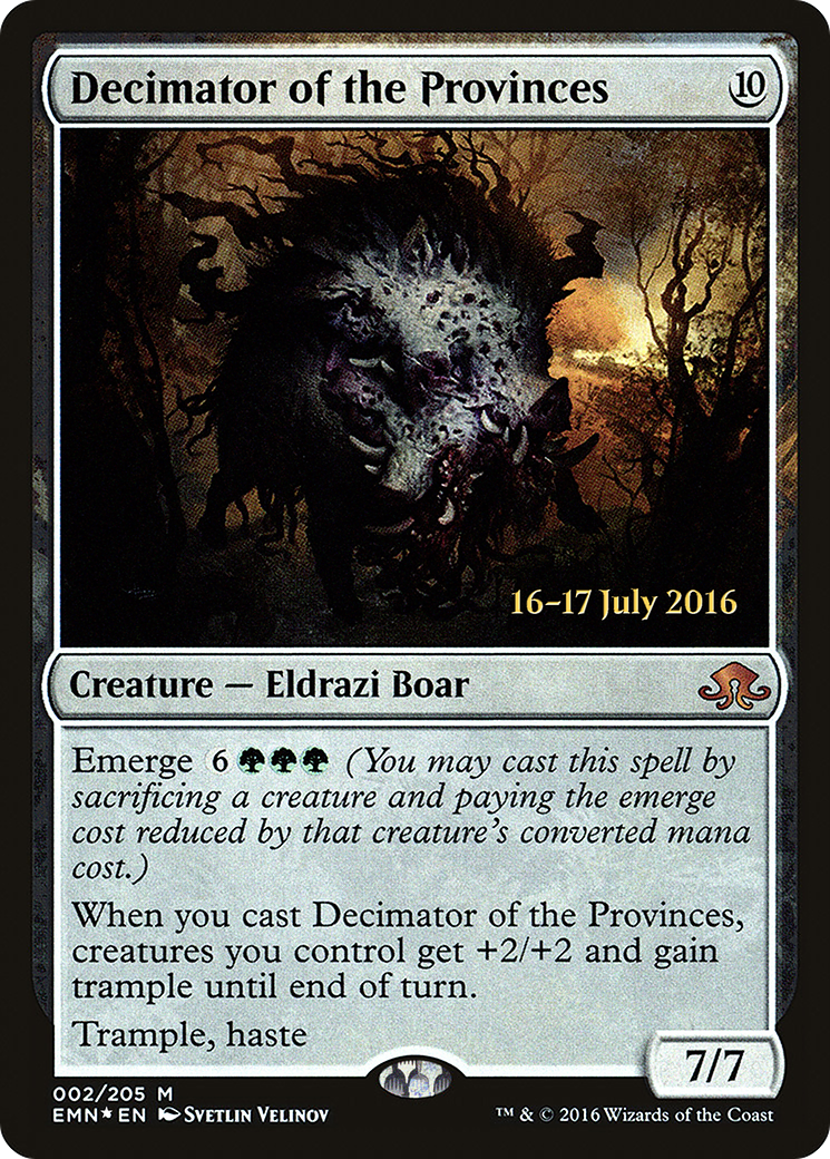 Image of Decimator of the Provinces [Eldritch Moon Prerelease Promos]