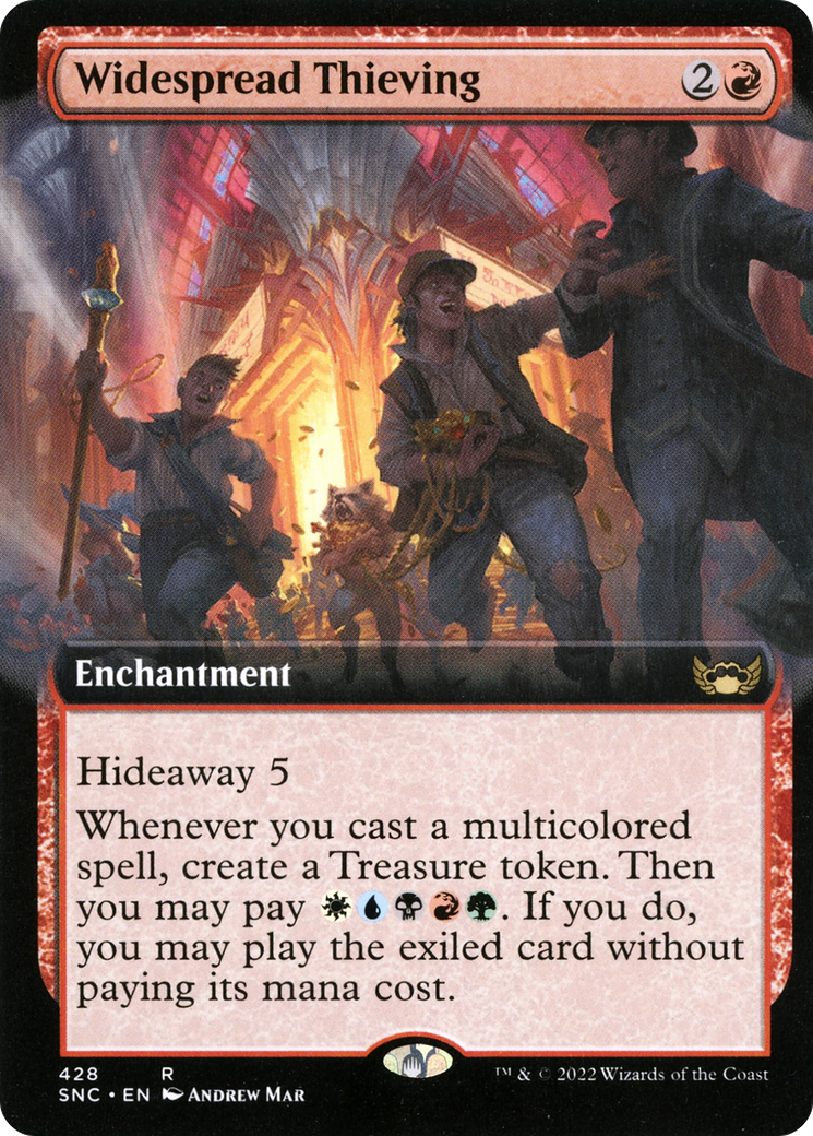 Image of Widespread Thieving (Extended Art) [Streets of New Capenna]