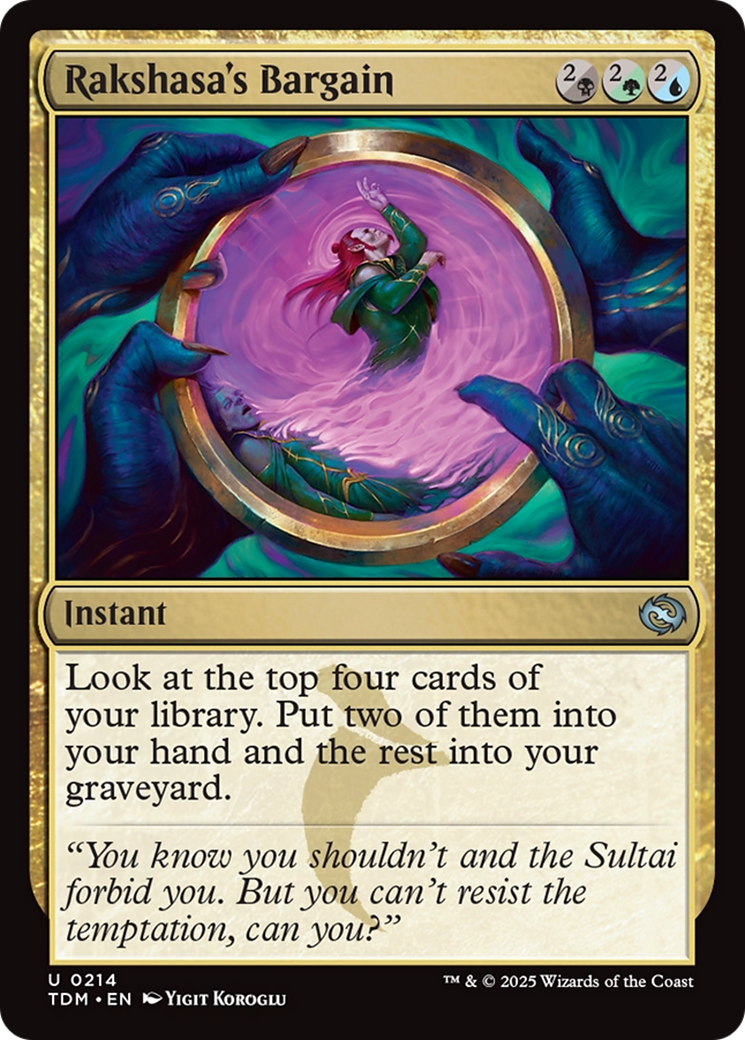 Image of Rakshasa's Bargain [Tarkir: Dragonstorm]
