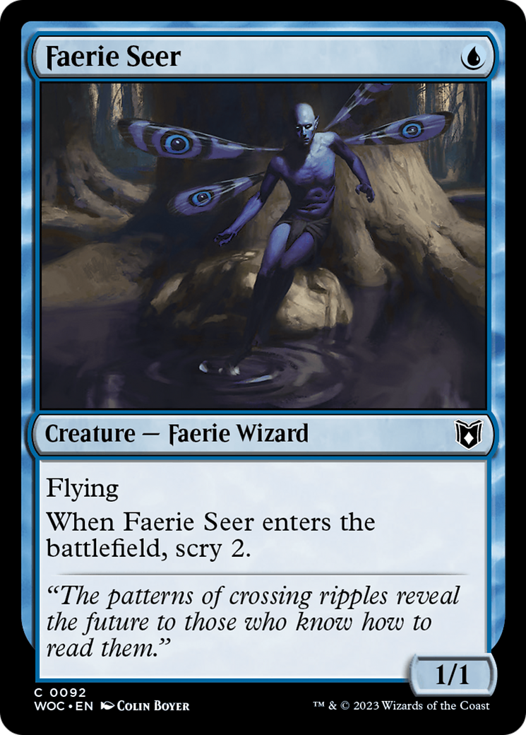 Image of Faerie Seer [Wilds of Eldraine Commander]