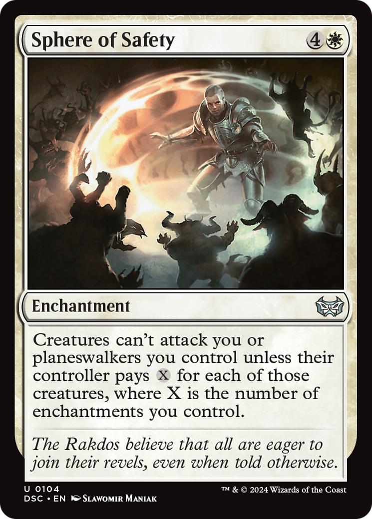 Image of Sphere of Safety [Duskmourn: House of Horror Commander]