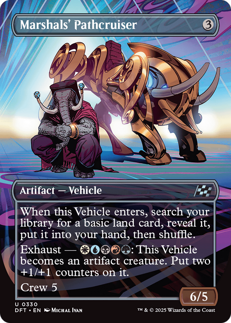 Image of Marshals' Pathcruiser (Borderless) [Aetherdrift]