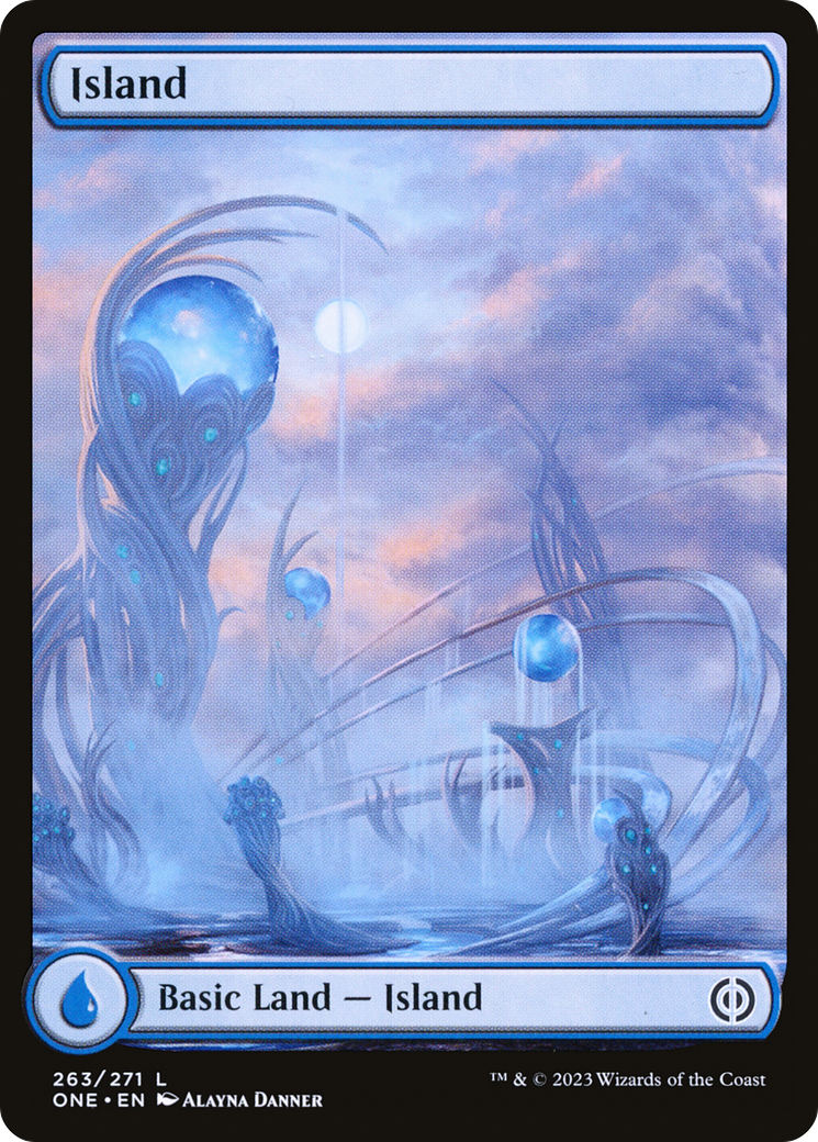 Image of Island (263) (Full-Art) [Phyrexia: All Will Be One]