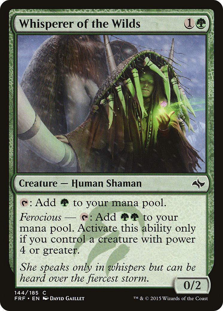 Image of Whisperer of the Wilds [Fate Reforged]