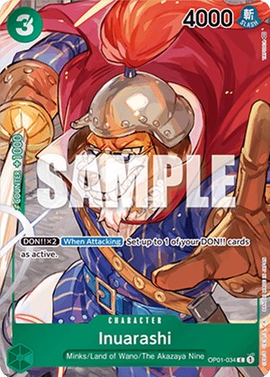 Image of Inuarashi (Box Topper) [Romance Dawn]