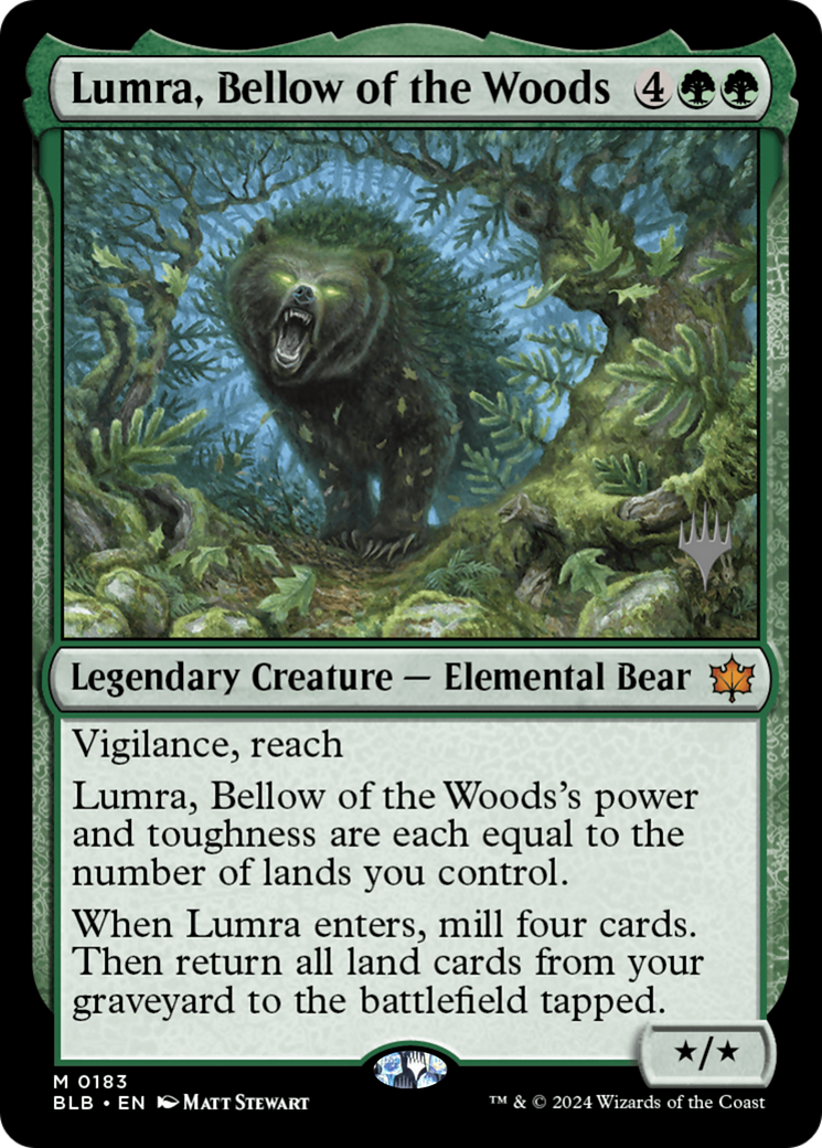 Image of Lumra, Bellow of the Woods (Promo Pack) [Bloomburrow Promos]