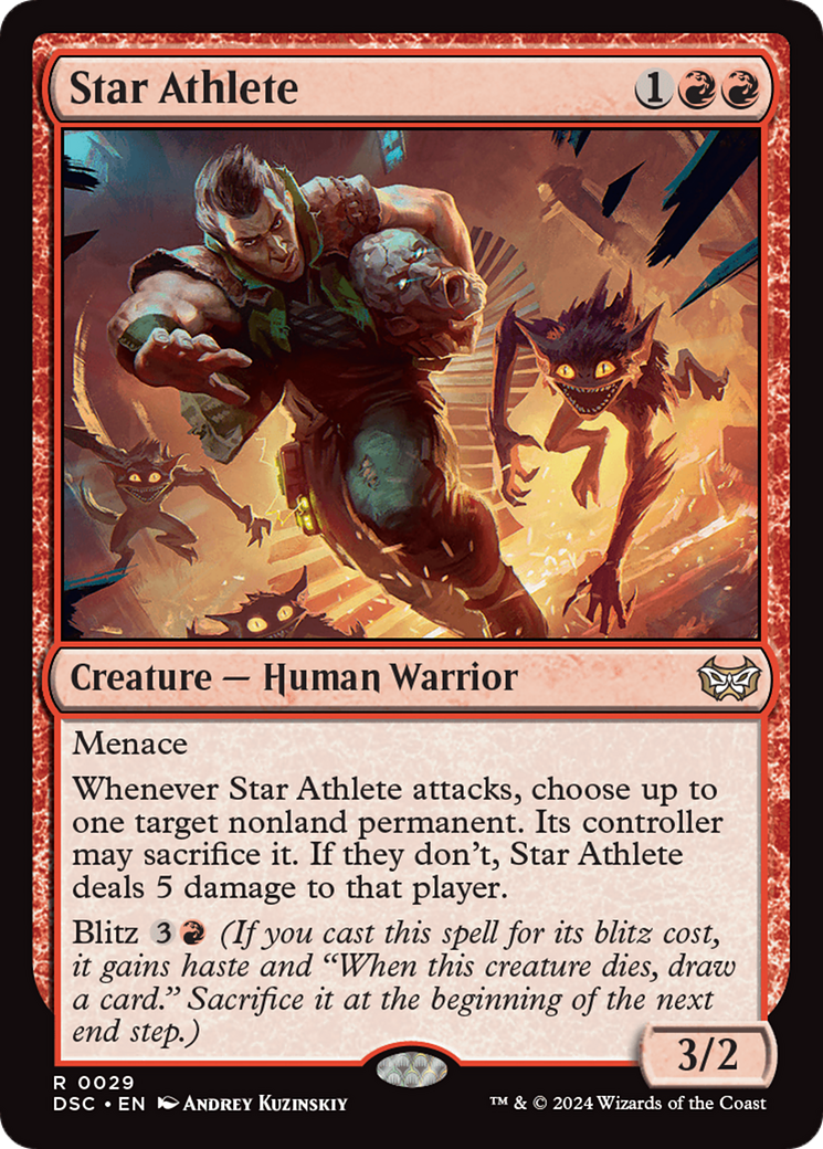 Image of Star Athlete [Duskmourn: House of Horror Commander]