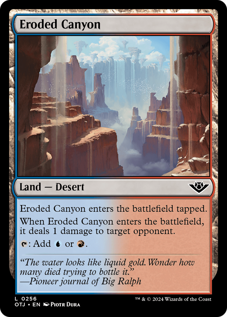 Image of Eroded Canyon [Outlaws of Thunder Junction]