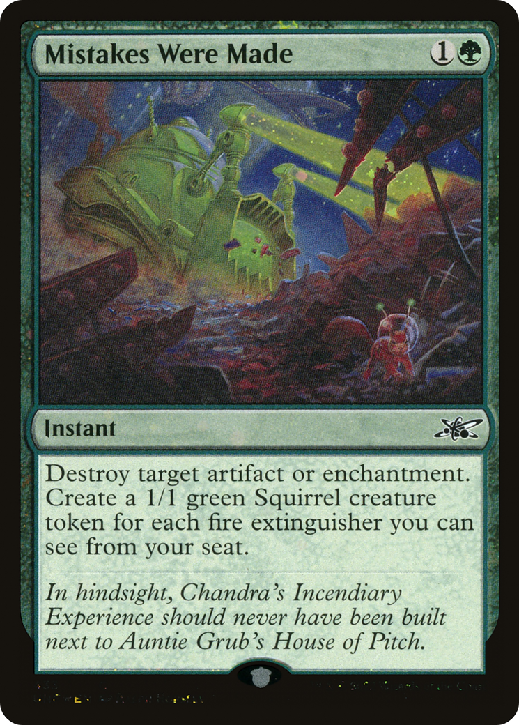 Image of Mistakes Were Made (Galaxy Foil) [Unfinity]