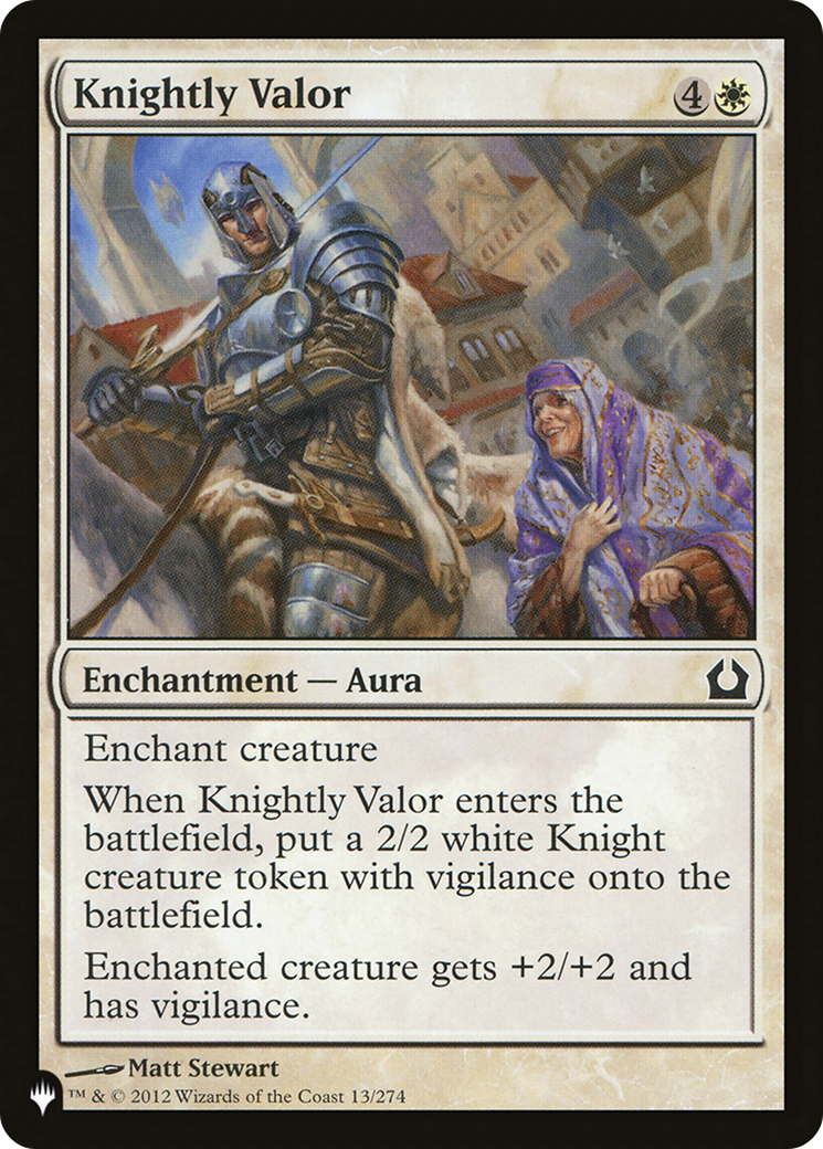 Image of Knightly Valor [The List]