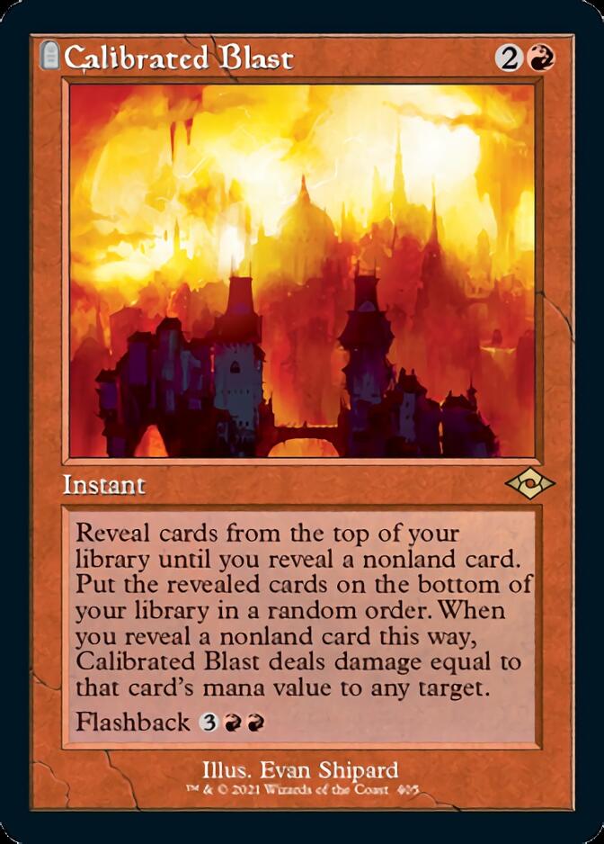 Image of Calibrated Blast (Retro Foil Etched) [Modern Horizons 2]