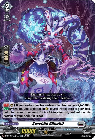 Image of Gravidia Allanhil (D-BT07/022EN) [Raging Flames Against Emerald Storm]