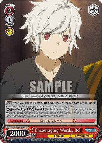 Image of Encouraging Words, Bell (DDM/S88-E064 C) [Is it Wrong to Try to Pick Up Girls in a Dungeon?]
