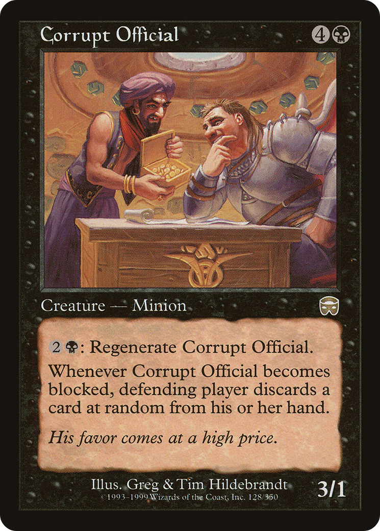 Image of Corrupt Official [Mercadian Masques]