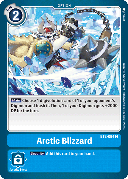 Image of Arctic Blizzard [BT2-094] [Release Special Booster Ver.1.5]