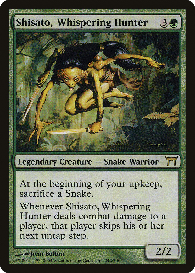Image of Shisato, Whispering Hunter [Champions of Kamigawa]