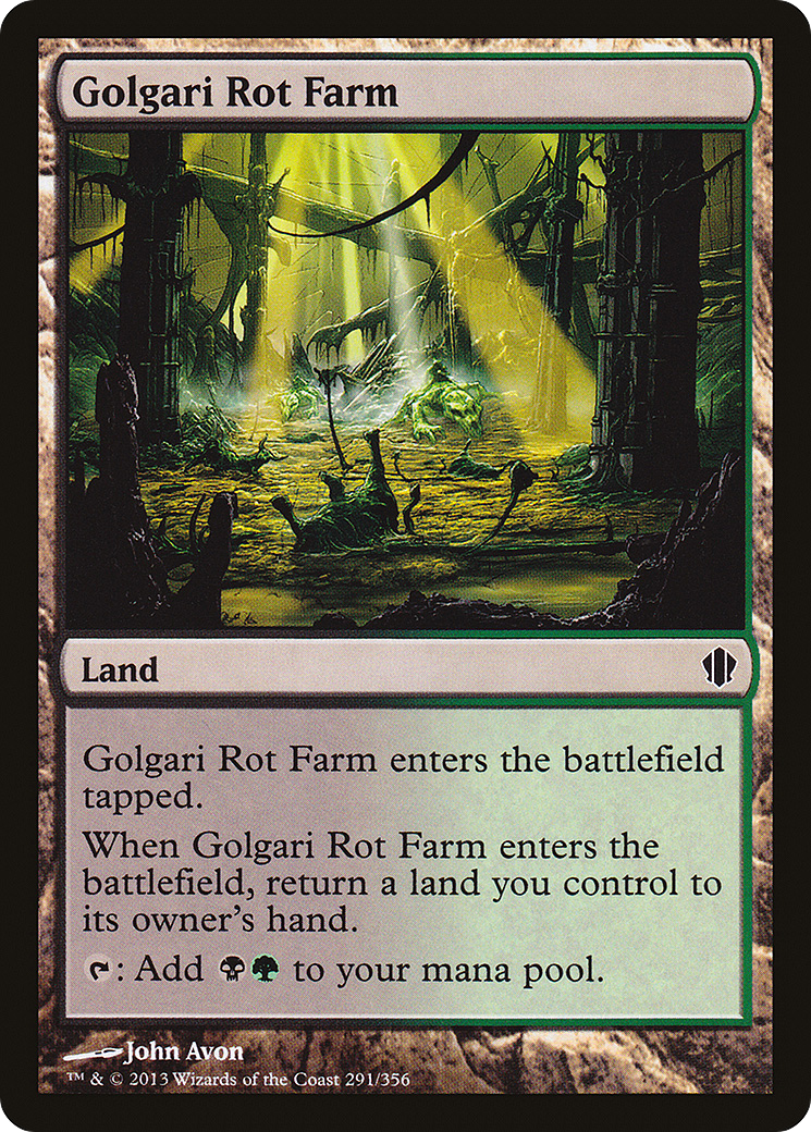 Image of Golgari Rot Farm [Commander 2013]